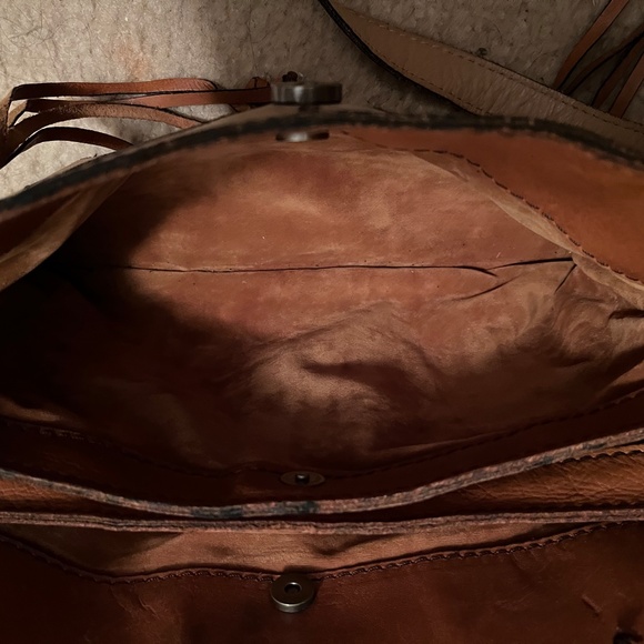 Patricia Nash Italian Leather PatchWork Tote HandBag Purse - Picture 7 of 12